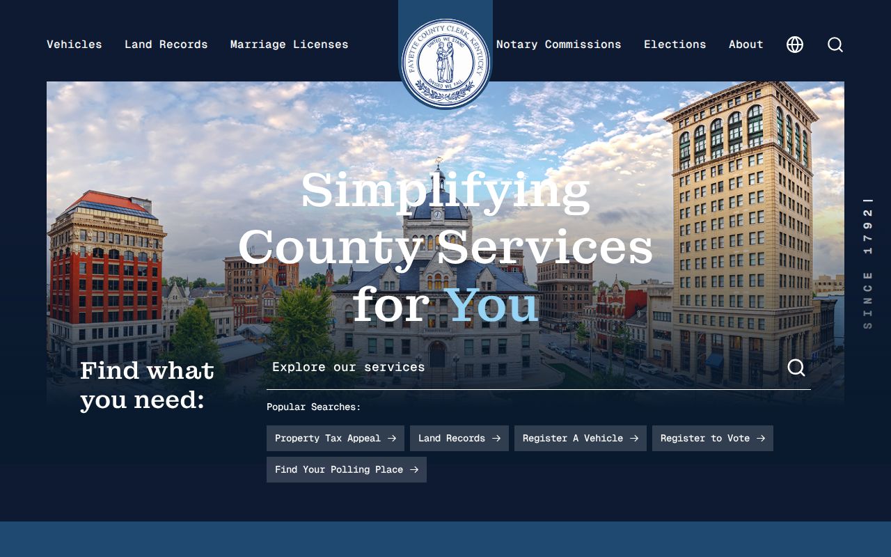 Fayette County DAP instructions for historical deed books