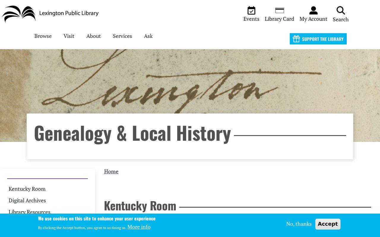 Lexington city directory Kentucky Room genealogy collection